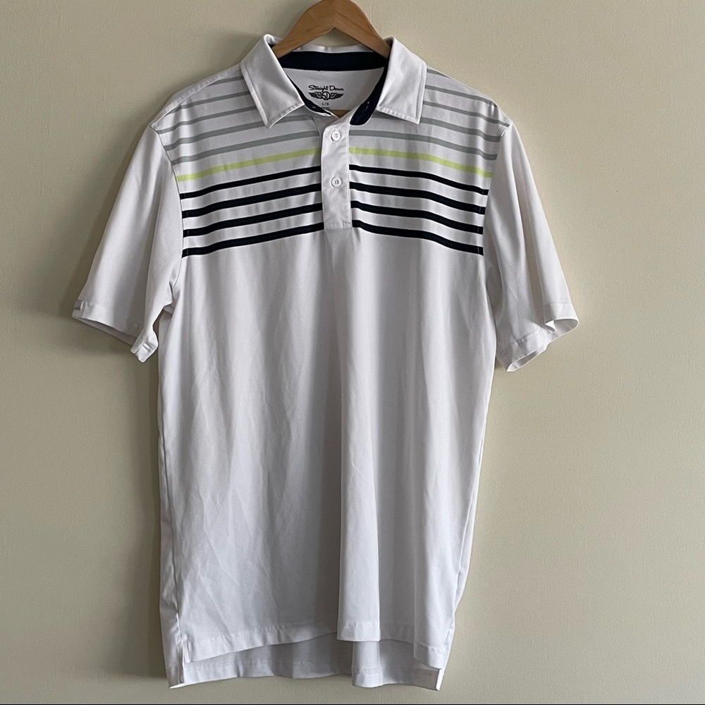 Straight Down Golf Shirt ~ Size L